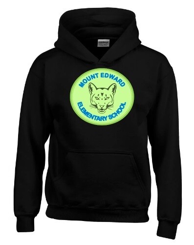 Mount Edward Elementary  - Black Mount Edward Elementary Logo Hoodie