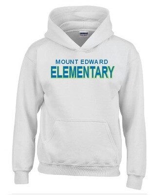 Mount Edward Elementary - White Mount Edward Elementary Hoodie