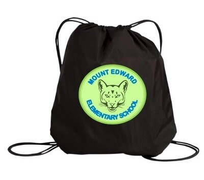 Mount Edward Elementary - Black Mount Edward Elementary Logo Cinch Bag