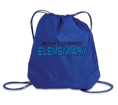 Mount Edward Elementary - Royal Blue Mount Edward Elementary Cinch Bag