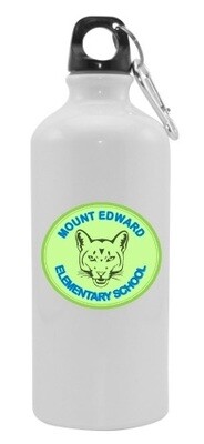 Mount Edward Elementary - Mount Edward Elementary Logo Aluminum Water Bottle