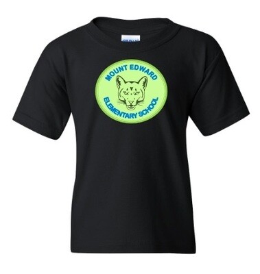 Mount Edward Elementary - Black Mount Edward Elementary Logo T-Shirt