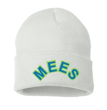 Mount Edward Elementary  - White MEES Cuff Beanie