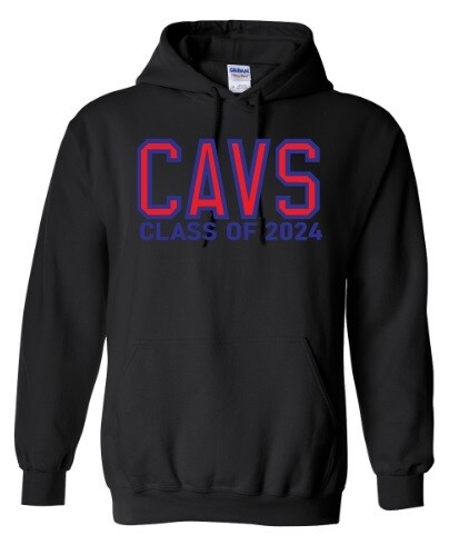 Cole Harbour High - Black CAVS Class of 2024 Hoodie