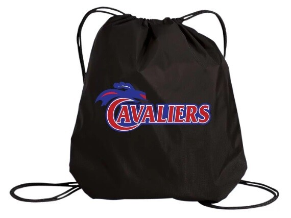 Cole Harbour High - Black Cavaliers Cinch Bag