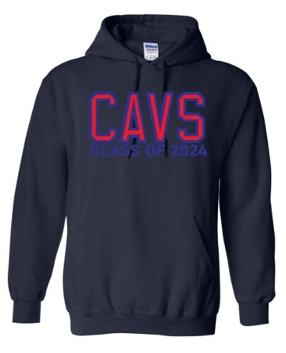 Cole Harbour High - Navy CAVS Class of 2024 Hoodie
