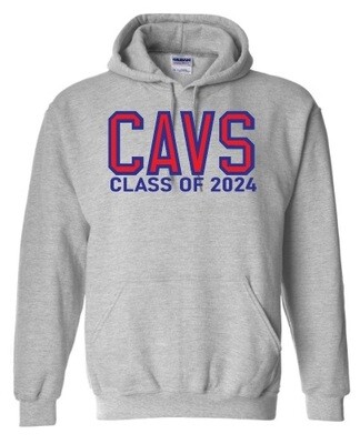 Cole Harbour High - Sport Grey CAVS Class of 2024 Hoodie