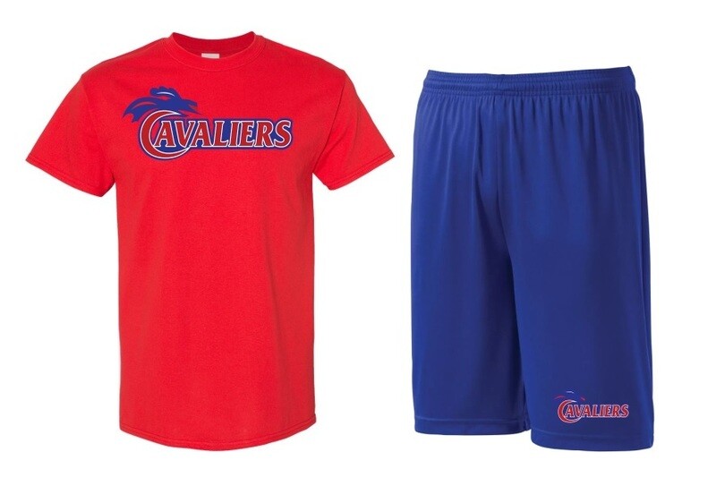 Cole Harbour High - Cavaliers Athletic Bundle (Cotton T-Shirt &amp; Shorts)