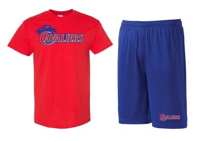 Cole Harbour High - Cavaliers Athletic Bundle (Cotton T-Shirt & Shorts)