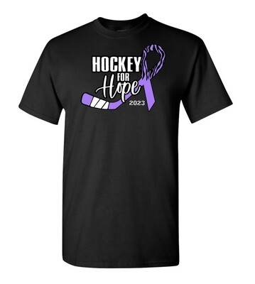 Hockey for Hope - Black Hockey for Hope T-Shirts