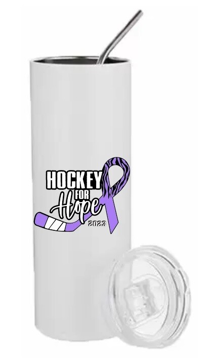 Hockey for Hope - Hockey for Hope Tumbler with Straw