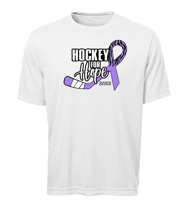 Hockey for Hope - White Hockey for Hope Moist Wick Shirt