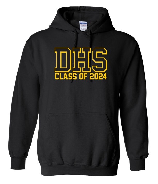 DHS - Black DHS Class of 2024 Hoodie
