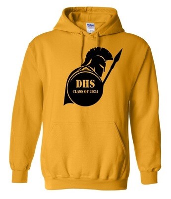DHS - Yellow Spartan Class of 2024 Hoodie