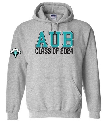 Auburn High - Sport Grey AUB Class of 2024 Hoodie