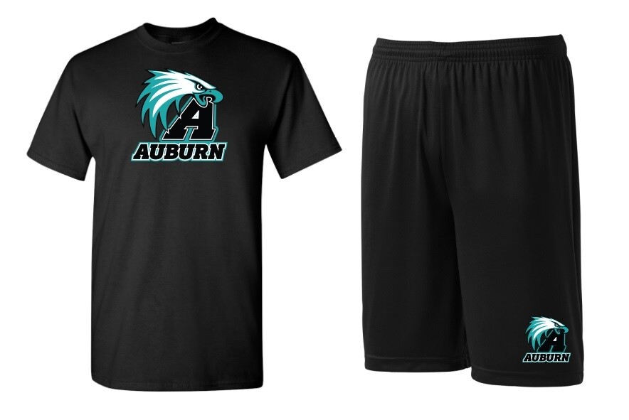 Auburn High- Auburn Athletic Bundle (Cotton T-Shirt & Shorts)