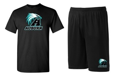 Auburn High- Auburn Athletic Bundle (Cotton T-Shirt &amp; Shorts)