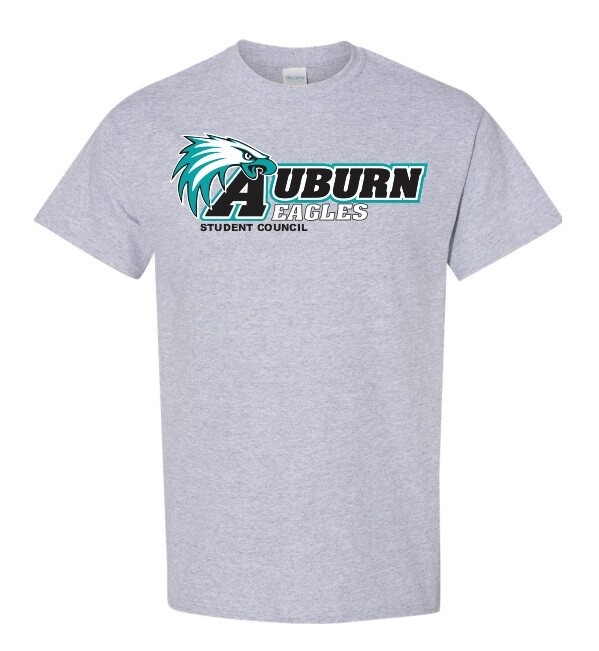 Auburn High - Sport Grey Auburn Eagles Student Council T-Shirt (Designed by  Abby McLoughlin)