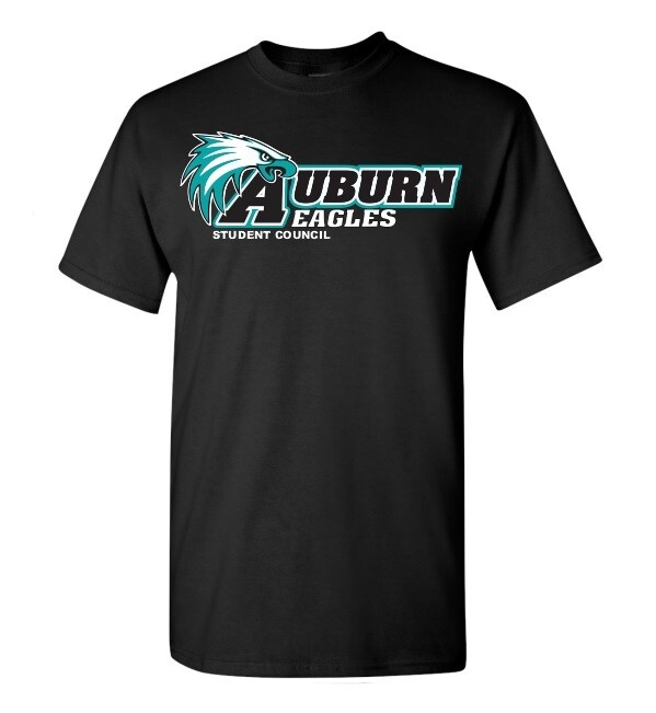 Auburn High - Black Auburn Eagles Student Council T-Shirt (Designed by Abby McLoughlin)