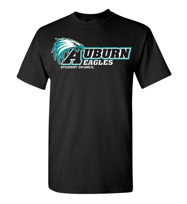 Auburn High - Black Auburn Eagles Student Council T-Shirt (Designed by  Abby McLoughlin)