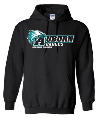 Auburn High - Black Auburn Eagles Student Council Hoodie (Designed by Abby McLoughlin)