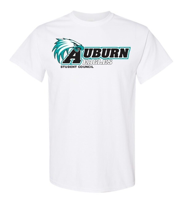 Auburn High - White Auburn Eagles Student Council T-Shirt (Designed by  Abby McLoughlin)