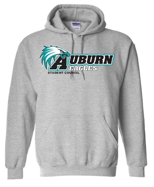Auburn High - Sport Grey Auburn Eagles Student Council Hoodie (Designed by Abby McLoughlin)