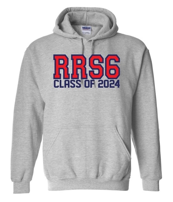 Ross Road School - Sport Grey Class of 2024 Hoodie (Grade 6)