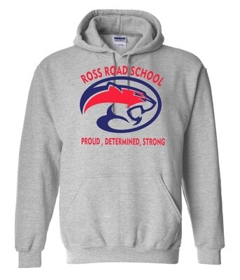 Ross Road School - Sport Grey Ross Road School Logo Hoodie