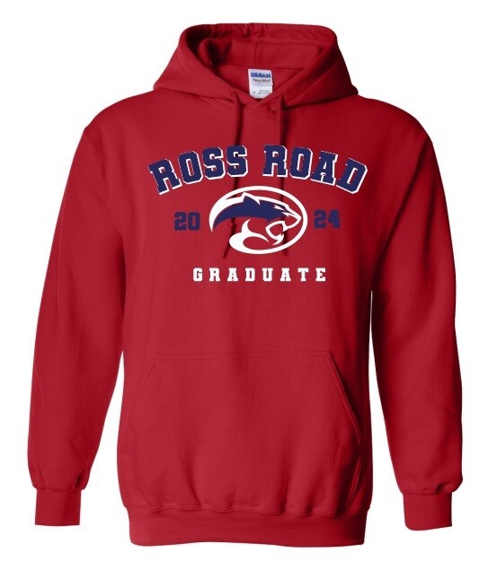Ross Road School - Red Class of 2024 Hoodie (Grade 9)