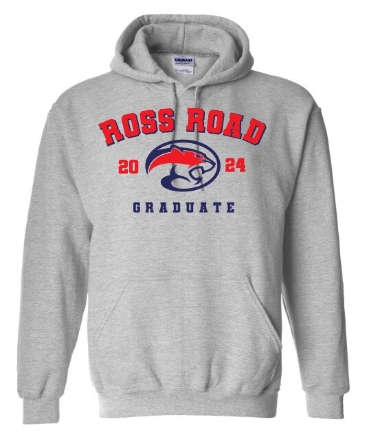 Ross Road School - Sport Grey Class of 2024 Hoodie (Grade 9)