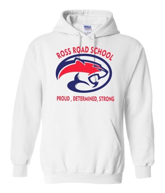 Ross Road School - White Ross Road School Logo Hoodie