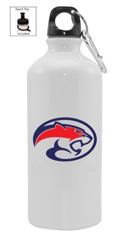 Ross Road School - Ross Road Cougar Aluminum Water Bottle