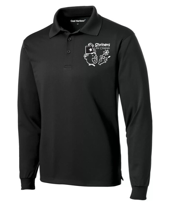 Shriners - Shriners for Children Long Sleeve Sport Shirt (Star in Hat)