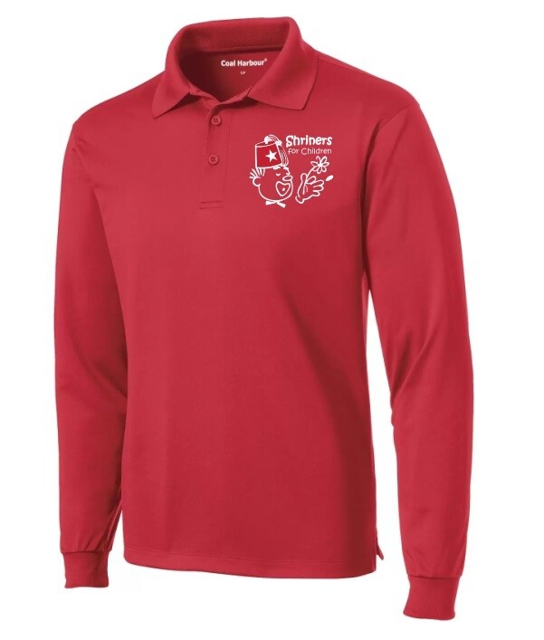 Shriners - Shriners for Children Long Sleeve Sport Shirt (Star in Hat)