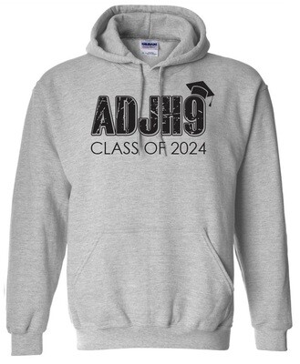 Astral Drive Junior High - Sport Grey ADJH Class of 2024 Hoodie