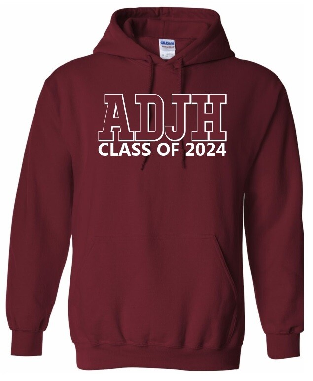 Astral Drive Junior High - Maroon Classic ADJH Class of 2024 Hoodie