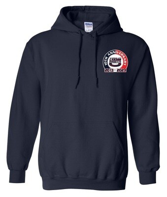 HCL - Navy HCL 10th Anniversary Hoodie (Left Chest)