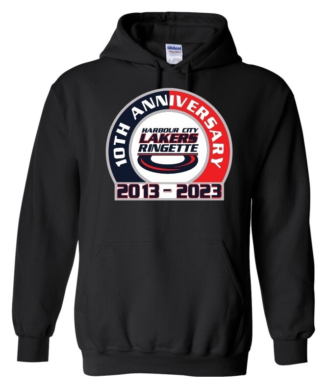 HCL - Black HCL 10th Anniversary Hoodie (Full Chest)