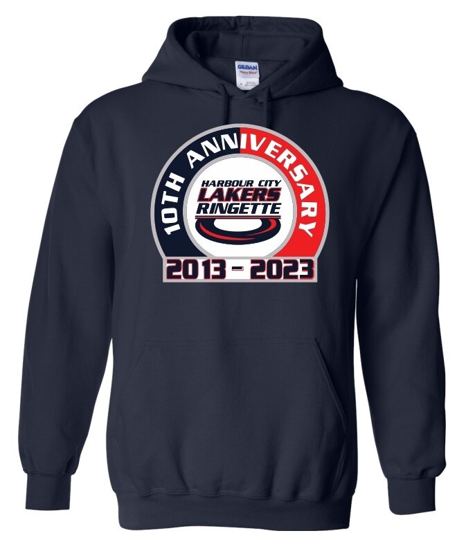 HCL - Navy HCL 10th Anniversary Hoodie (Full Chest)