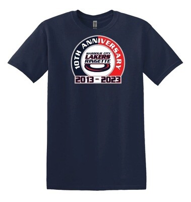 HCL - Navy HCL 10th Anniversary T-Shirt (Full Chest)