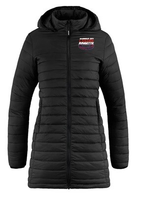 HCL - Ladies Black Harbour City Lakers Ring Lightweight Puffy Jacket