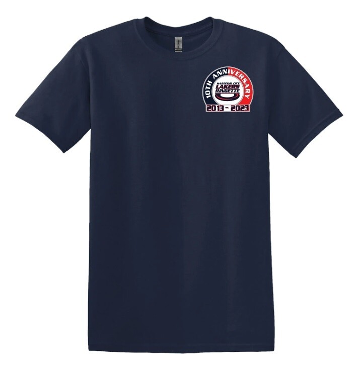 HCL - Navy HCL 10th Anniversary T-Shirt (Left Chest)
