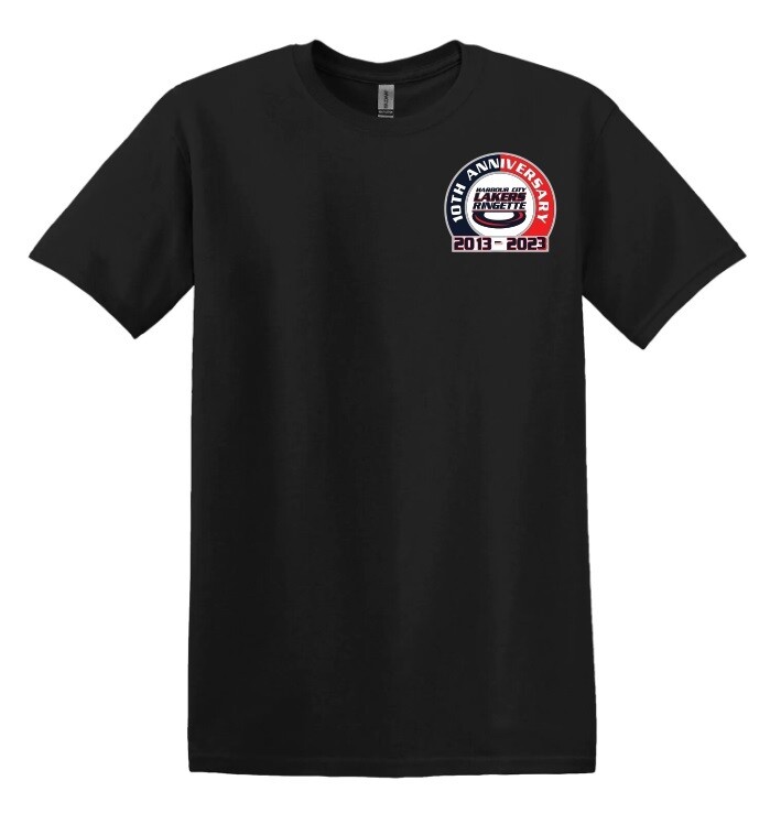 HCL - Black HCL 10th Anniversary T-Shirt (Left Chest)