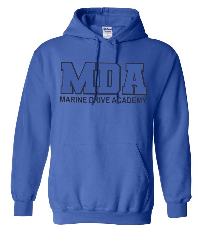 Marine Drive Academy - Royal Blue MDA Logo Hoodie