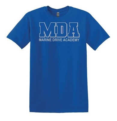 Marine Drive Academy - Royal Blue MDA Logo T-Shirt