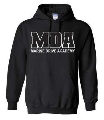 Marine Drive Academy - Black MDA Logo Hoodie