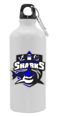 Marine Drive Academy - Marine Drive Academy Sharks Logo Aluminum Water Bottle with Sport Top
