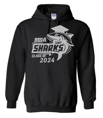 Marine Drive Academy - Black MDA Sharks Class of 2024 Hoodie