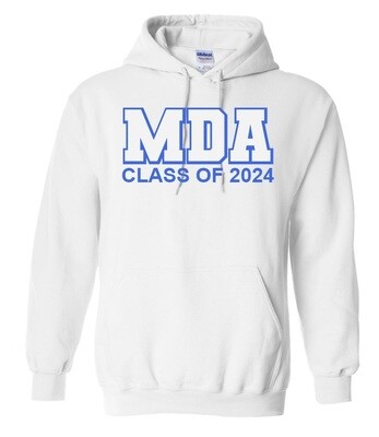 Marine Drive Academy - White MDA Class of 2024 Hoodie